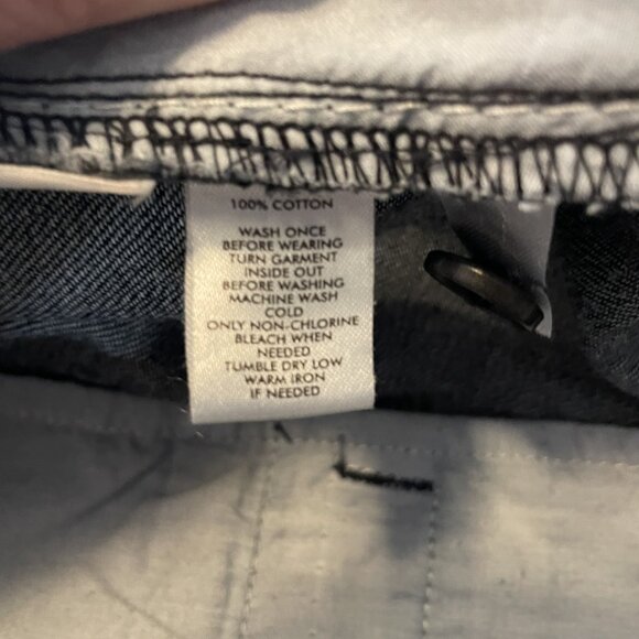 Loft Denim Shorts Women’s Size 4 Flat Front Blue Jeans Dark Wash Casual - Picture 7 of 7